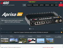 Tablet Screenshot of 4rf.com